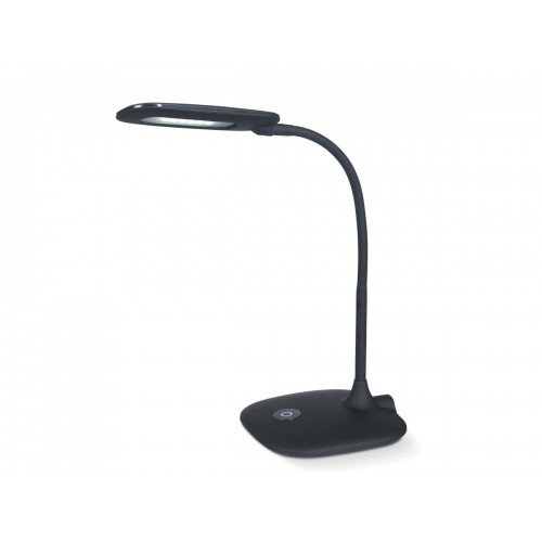 Lámpara escritorio led 4w, flexible, con regulador intensidad al tacto