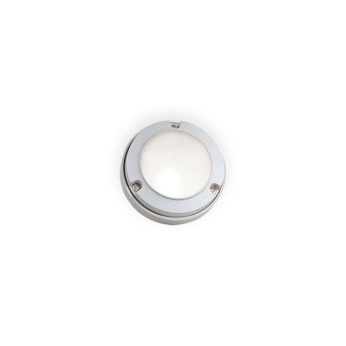 Aplique tortuga mini, p/ 1 lámpara G9, fundición aluminio y vidrio satinado. Disponible en color blanco